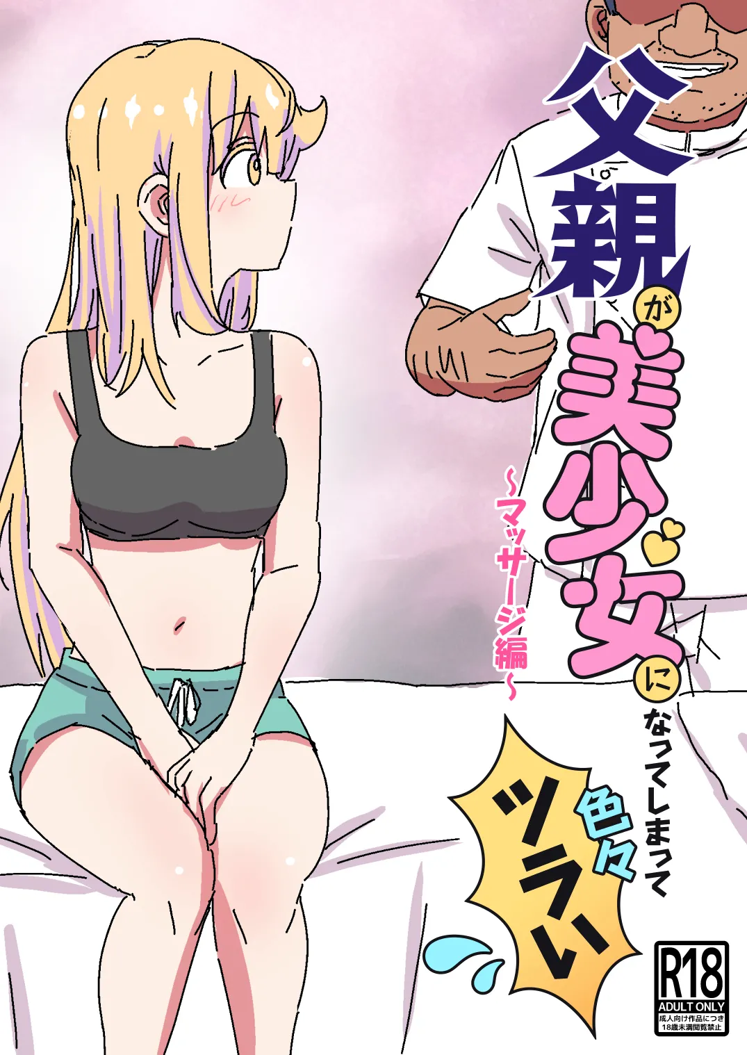 [NEDALAND (Neda Hirofumi)] Chichioya ga Bishoujo ni Natte Shimatte Iroiro Tsurai ~Massge Hen~ [Digital]
