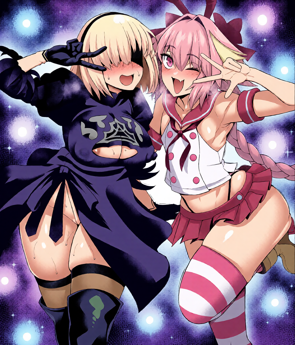[Ankoman] Asutorufo to ￮￮￮, kosupure tokui-ten e iku ❤ [Text Cleaned]) [Decensored]