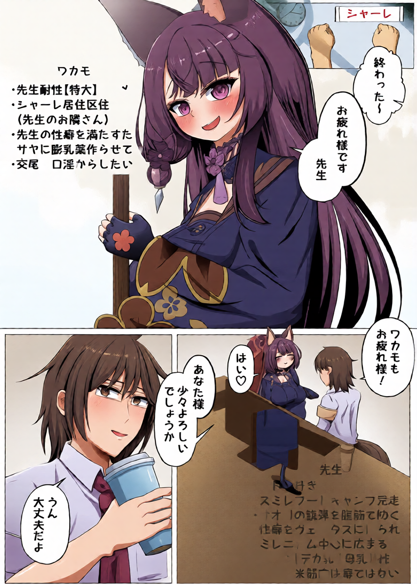 [Iftei (Hyouko)] Wakamo Milk 3 (Blue Archive) [Digital]