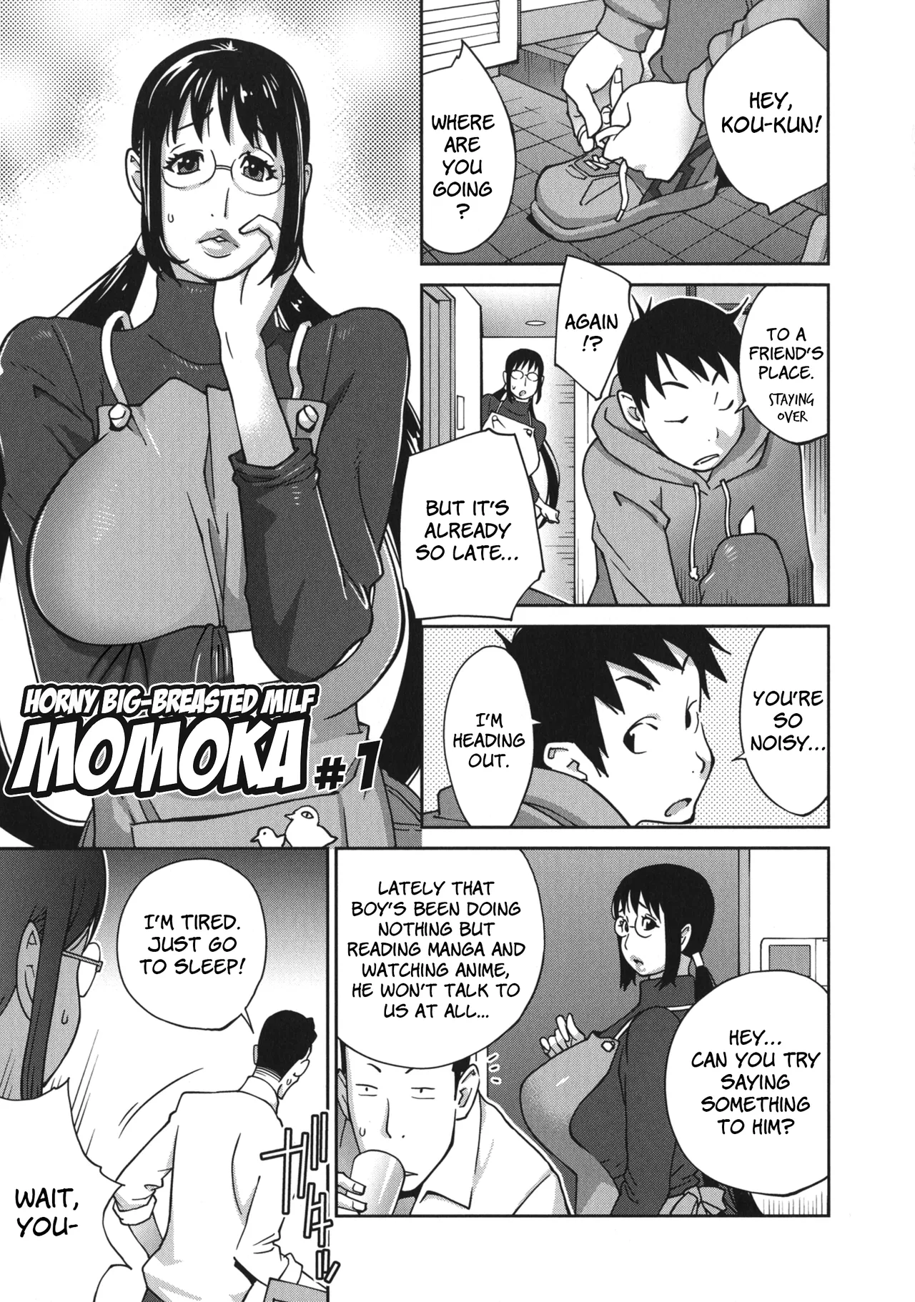 [Kotoyoshi Yumisuke] Hatsujo mirukutankumama momoka | Horny Big-Breasted Milf Momoka [English] [HentaiLLC]