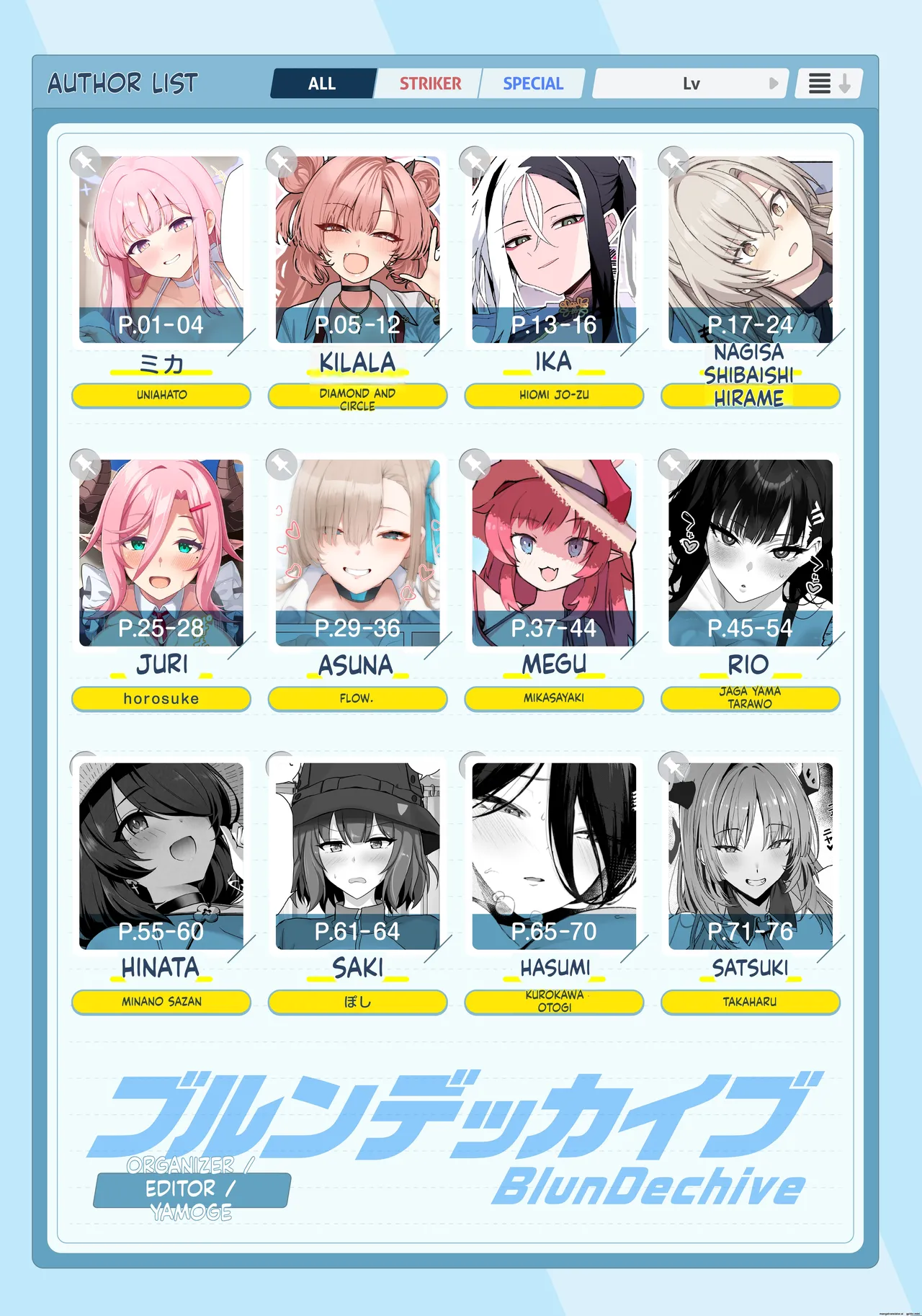 [Kakuzatou (Various)] BluArch Paizuri Goudou "BlunDechive" (Blue Archive)  [English] [Digital]