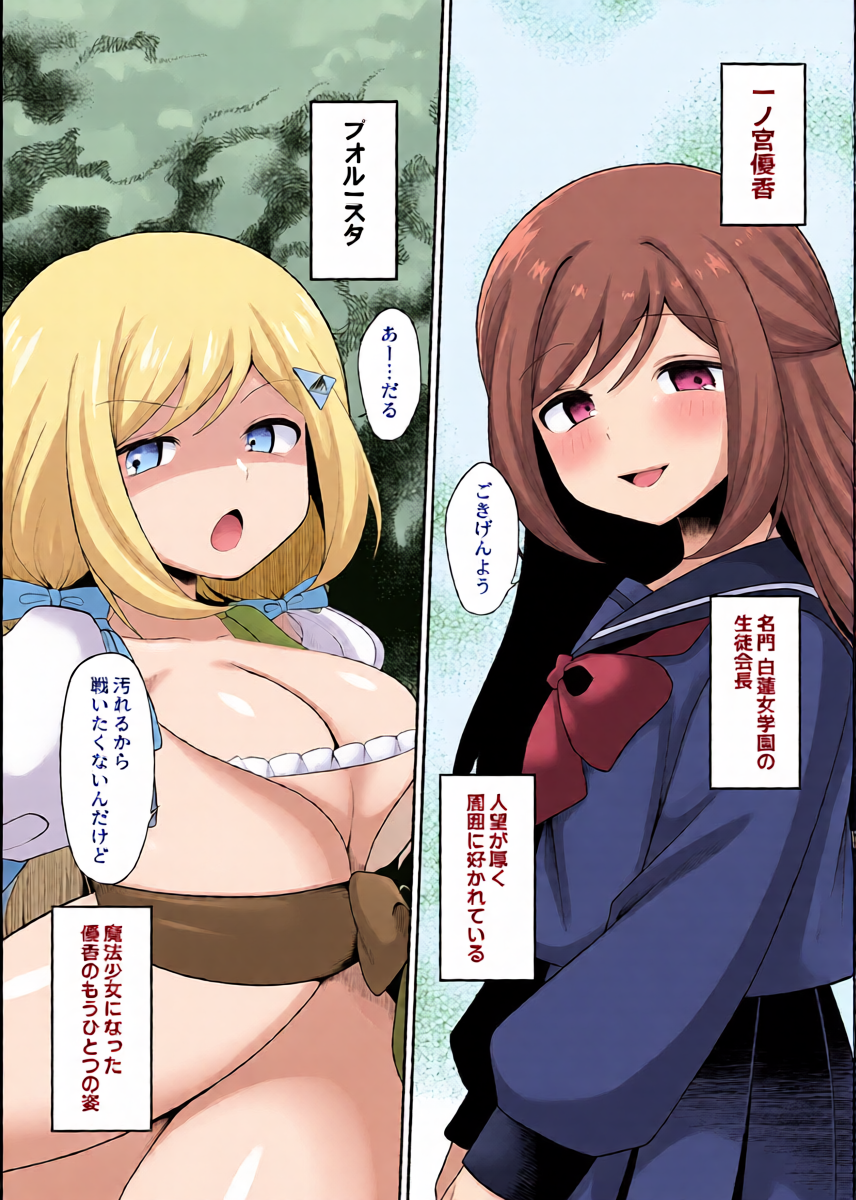 [Me no Kataki] Mahou Shoujo Fornista Haiboku  [Digital]