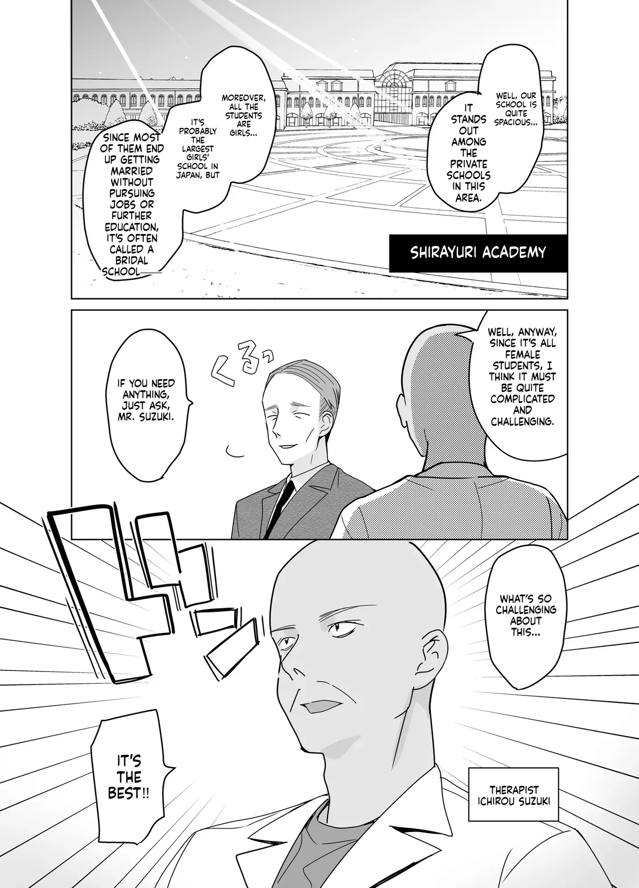[abgrund (Saikawa Yusa)] Therapist Ichirou no Joshi Gakuen Harem-ka Keikaku  [English] [MTL] [Digital]