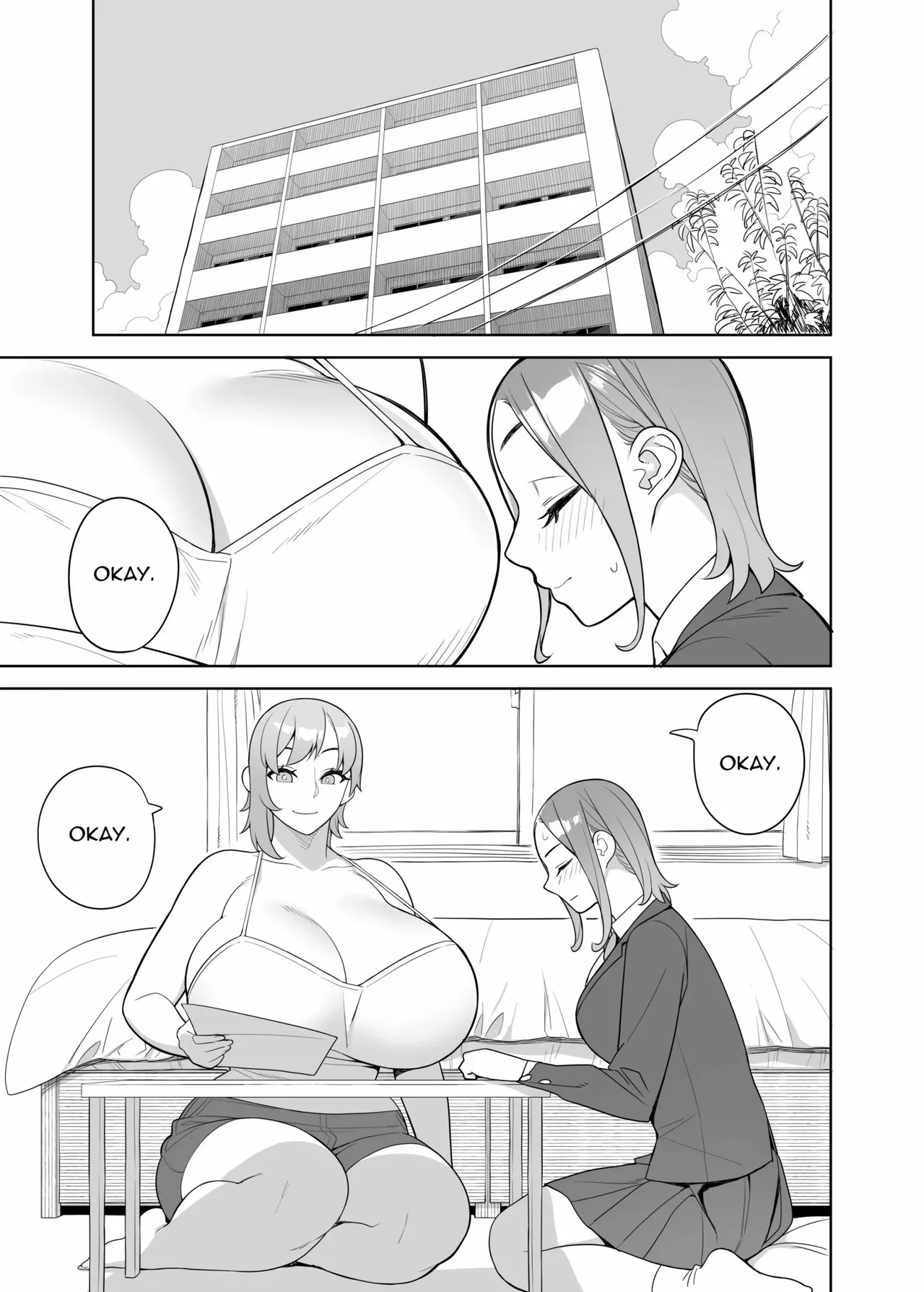 [Hidarikiki] Tomodachi to Sono Haha Oya ni Semarareru Hanashi | A Story about a Friend and her Mother coming on to me [English]