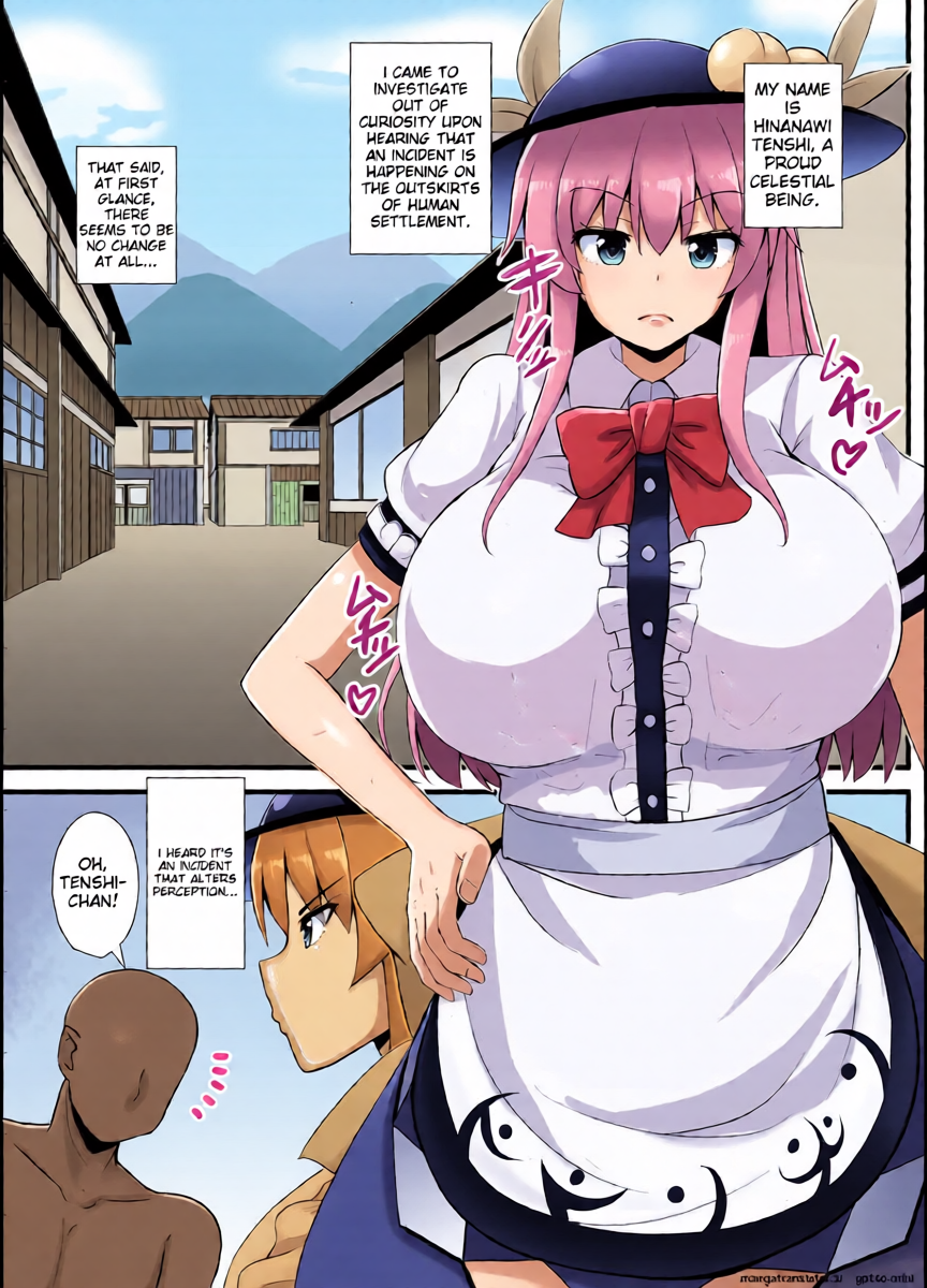 [Sukiyaki Club (Kouji)] Tenshi-chan Ninshiki Kaihen Ihen Chousa Kiroku (Touhou Project) [English] [MTL] [Digital]