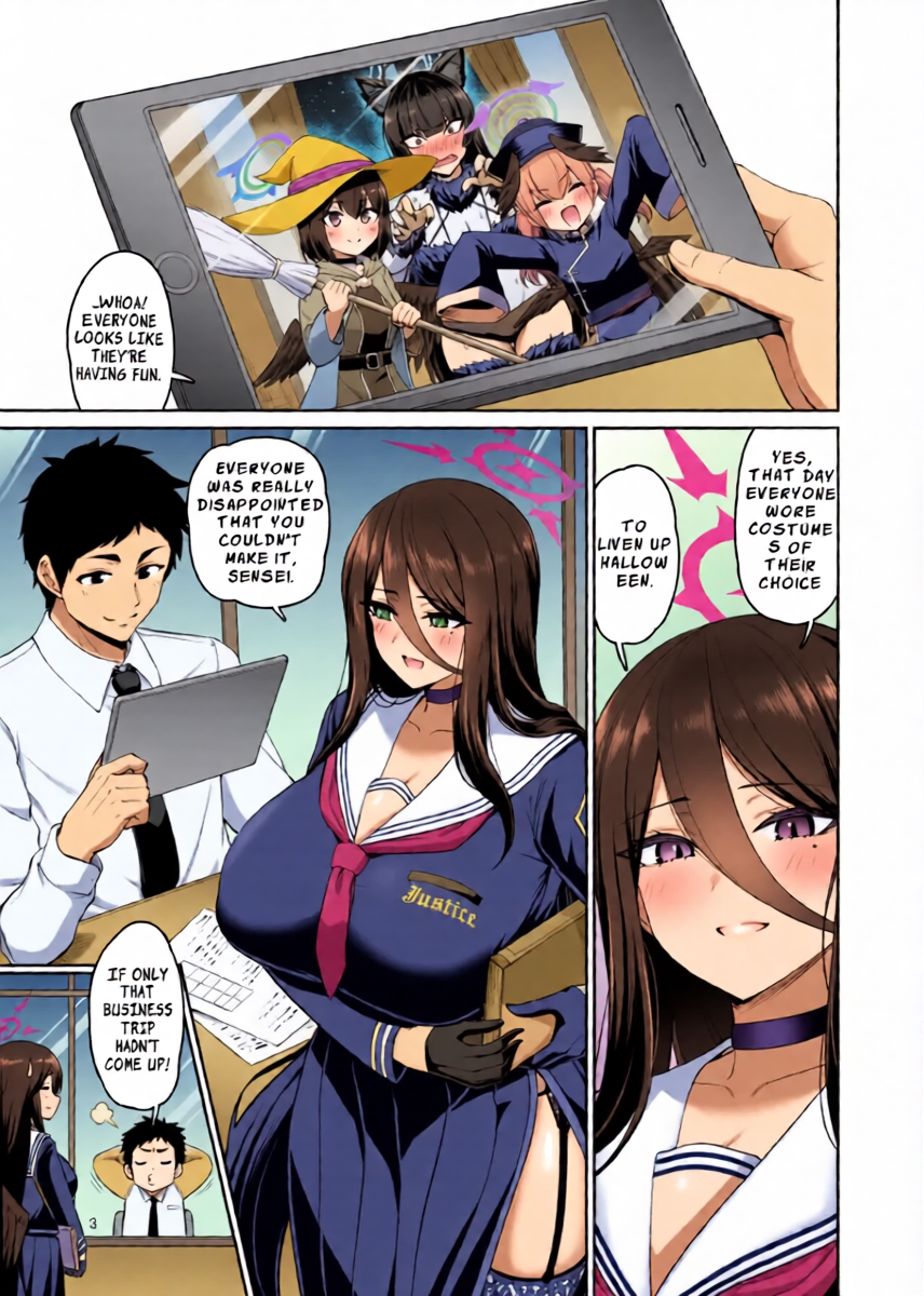 [Urasazan (Minamino Sazan)] Kanojo ga Inma ni Kigaetara | When She Changes Into a Succubus (Blue Archive) [English] [LKK•Scans] [Digital]