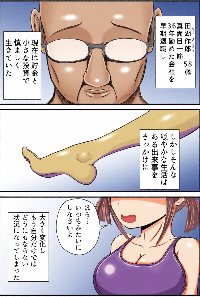 [Aen Maru] Tooi Inaka kara Kita Z Sedai no Mesugaki ni Kyouiku Sareru Oji-san