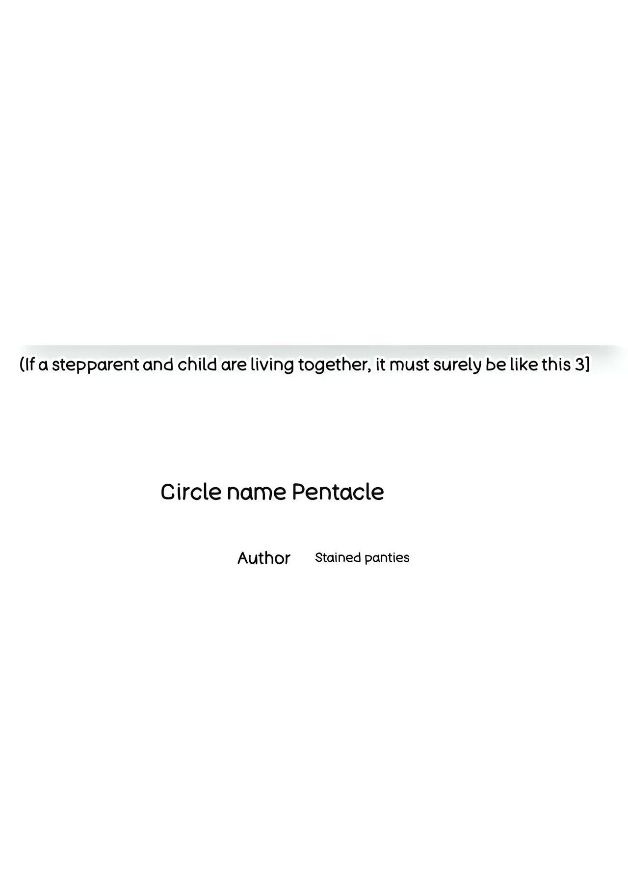 If stepmother and stepson lived together, it would be something like this 3. [English]