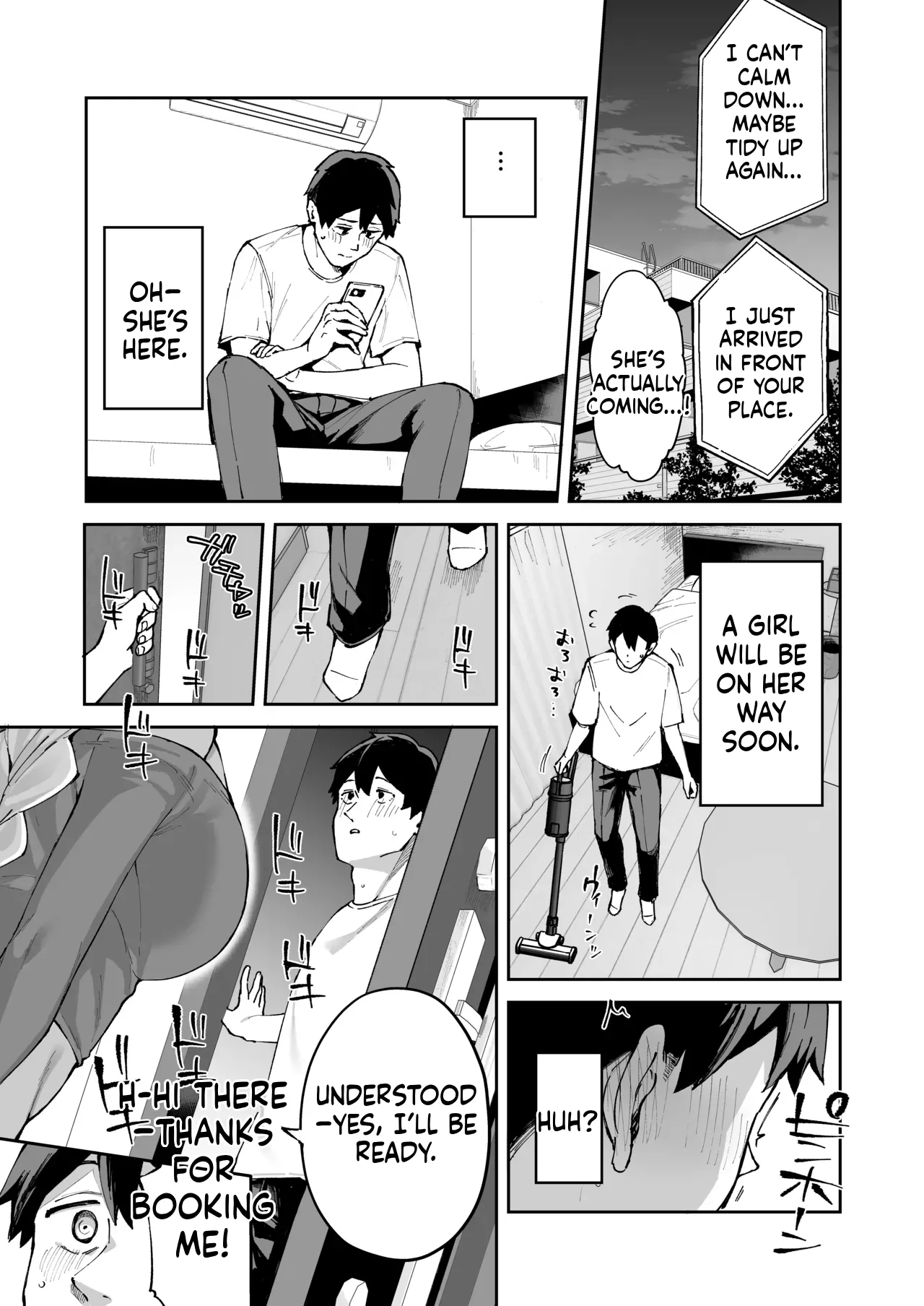 [Garimpeiro (Mame Denkyuu)] DeliHeal Yondara Kanojo no Imouto ga Yattekita | I called an escort service, but her sister showed up instead. [English]