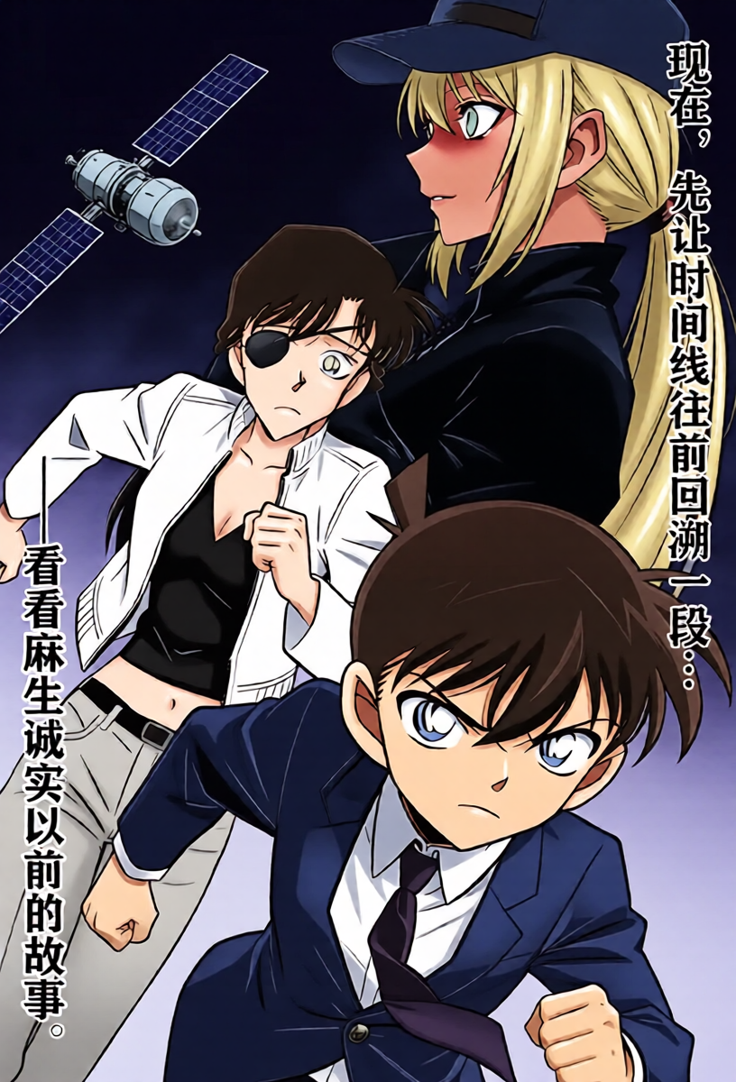 [unknown]月影岛的亡魂⑨过去（detective conan） [AI Generated]