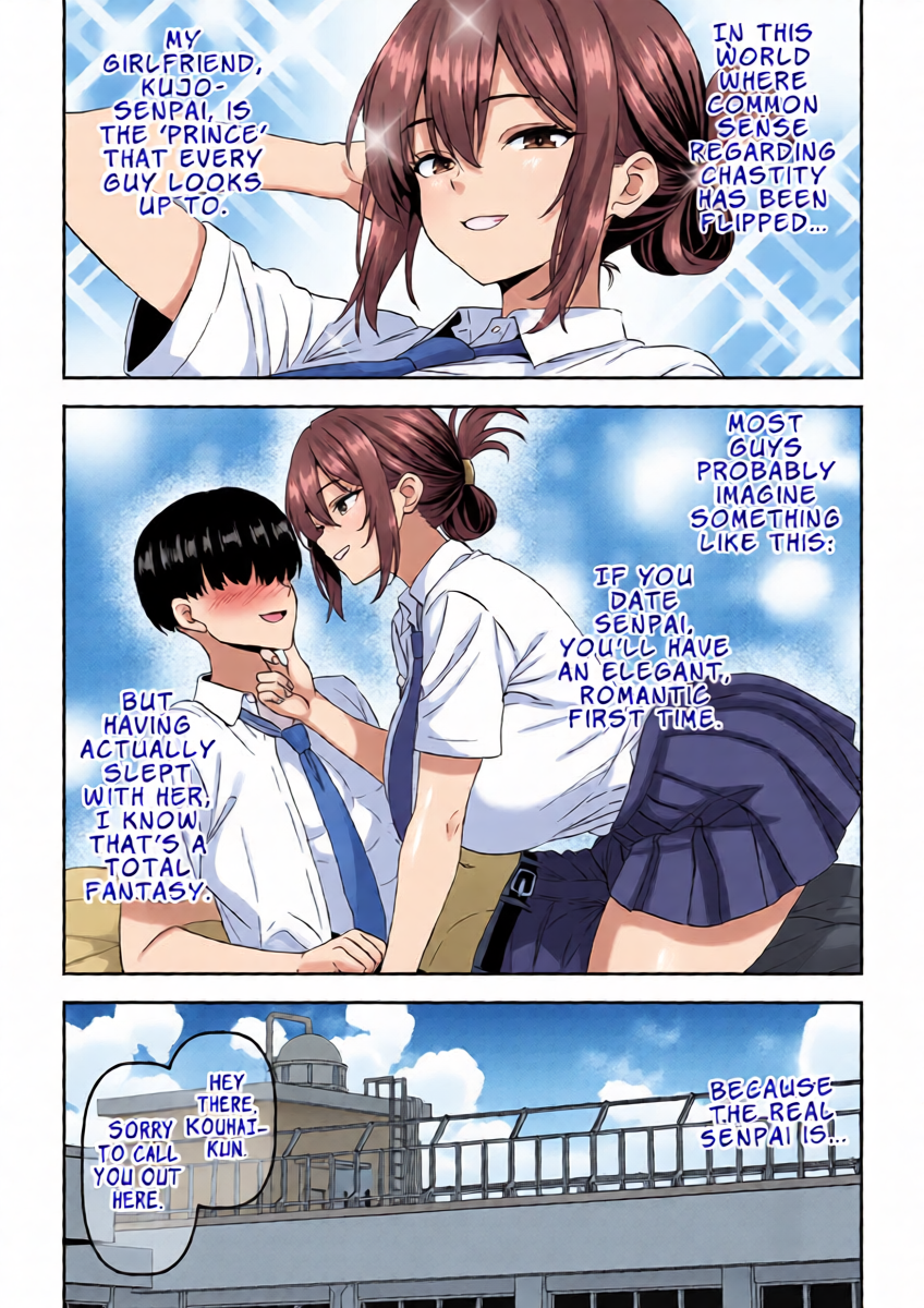 [Waribashi Kouka] "Teisou Gyakuten" Choushi ni Notta Ouji-sama-kei no Senpai, Netorarete Goukyuu Nouhakai Akume o Hirou shite shimau | Chastity Reversal — The Overconfident Prince‑like Senpai Ends Up Being Cheated On and Exposes a Breakdown-Level Crying Meltdown [English] [LKK•Scans]
