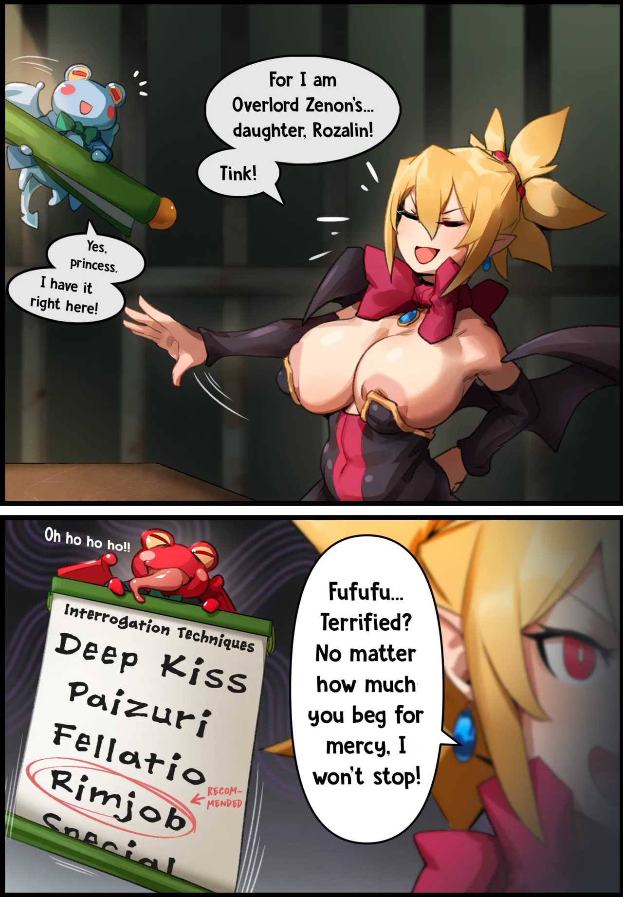 [Kunaboto] Rozalin (21 years) Interrogation (Disgaea) [English]