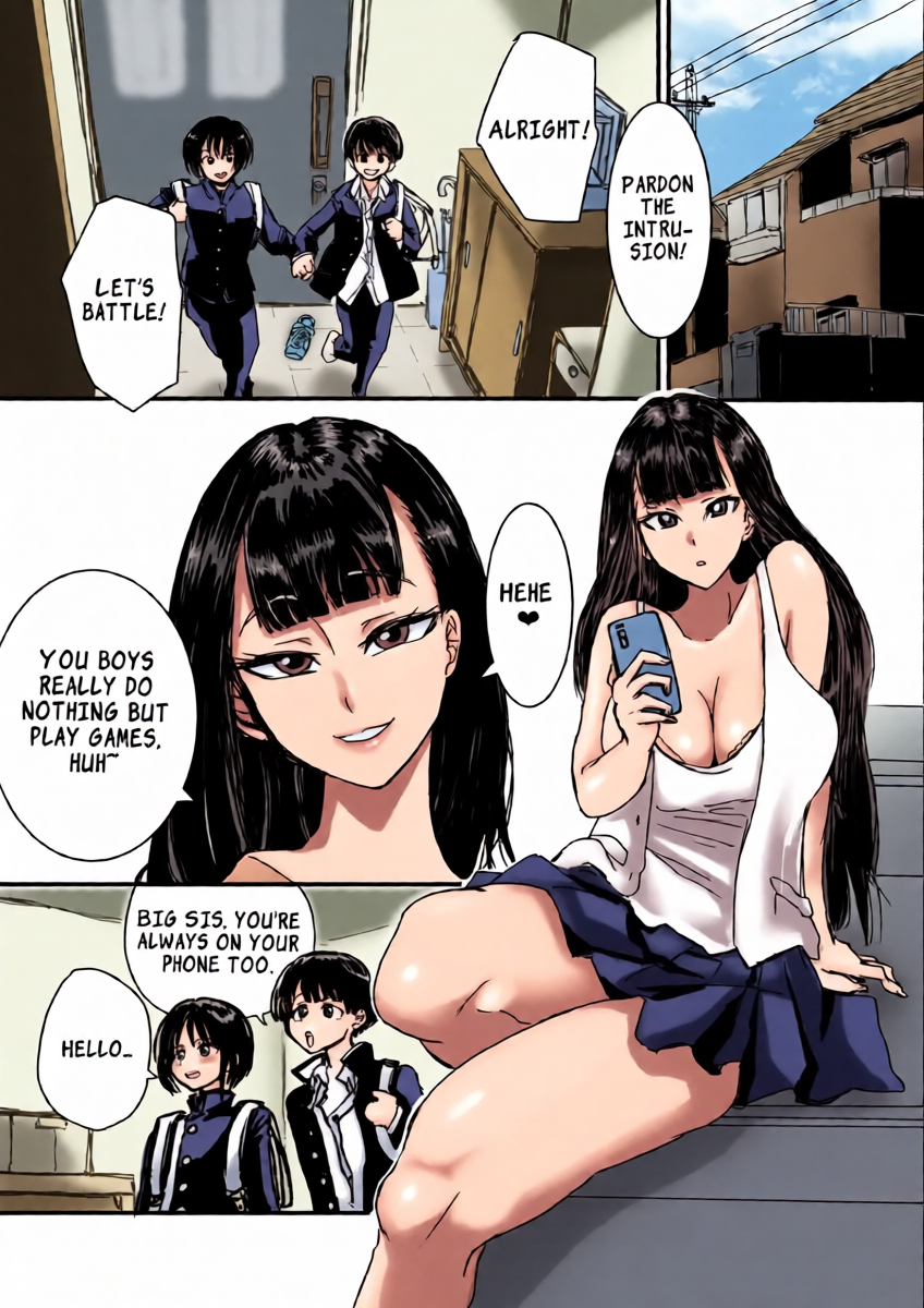 [Amagyappa (Amane-san)] Tomodachin-chi no Dekkai Onee-chan | My Friend’s Huge Big Sis [English] [LKK•Scans]