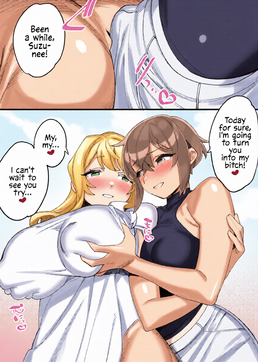 [Wajima24] Boyish Shemale x Onee-san Shemale [English]