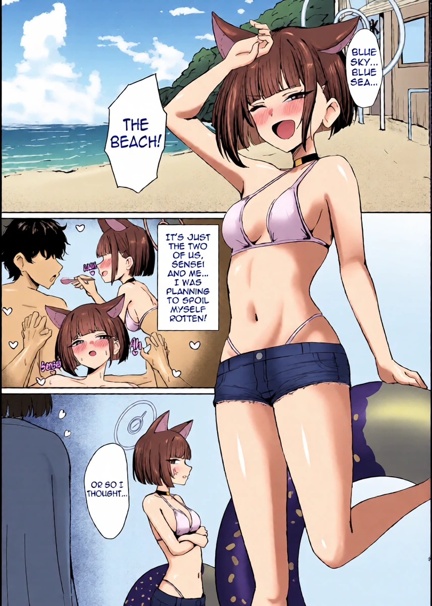 [NikomiC Ramen (Nichijou)] Neko no Kairan | The Cat's Sea Rebellion (Blue Archive) [Digital] [English] [meganekun_tl]