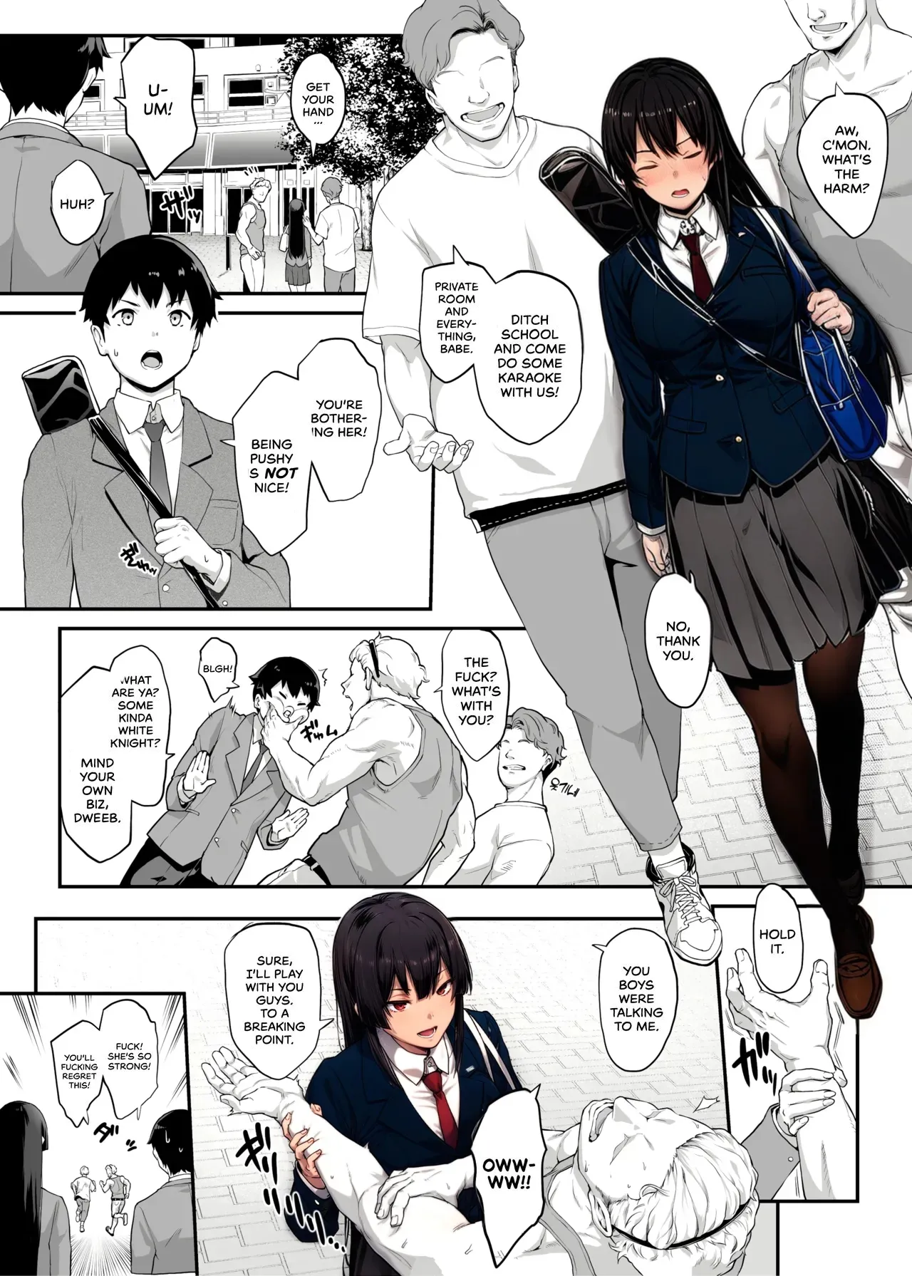 My Childhood Crush, the Fierce and Beautiful Kendo Club Captain, Would Never Fall for a Fuckboy [Colorized] [Ongoing] [head empty]