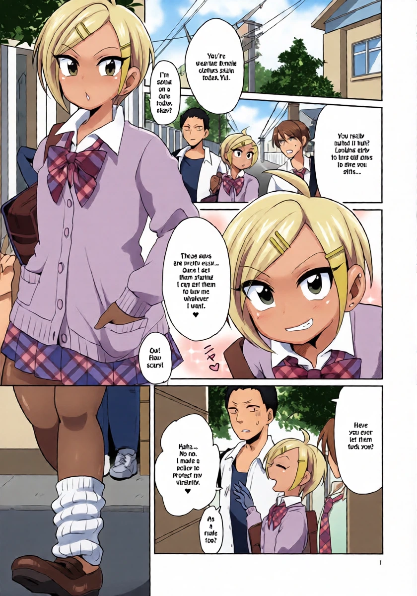 (COMITIA112) [DryR (Urakuso)] Namaiki Gal Danshi. _ Cheeky Gyaru-boy. [English] [TSHH]