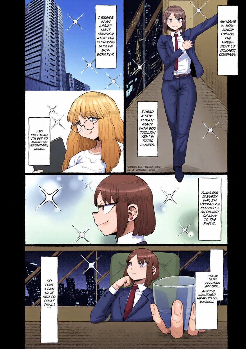[Ebi no Implant (Shrimp Cake)] Ogya Babu Charisma Shachou no Mesu Ochi Futanari Homo Chinpo Sandwich [English] [Kuraudo]