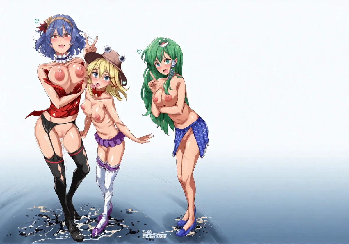 [Nyuu Koubou (Nyuu)] Oidemase!! Jiyuu Fuuzoku Gensoukyou 2-haku 3-kka no Tabi - Minazuki (Touhou Project) [English] [CulturedCommissions] [Digital]