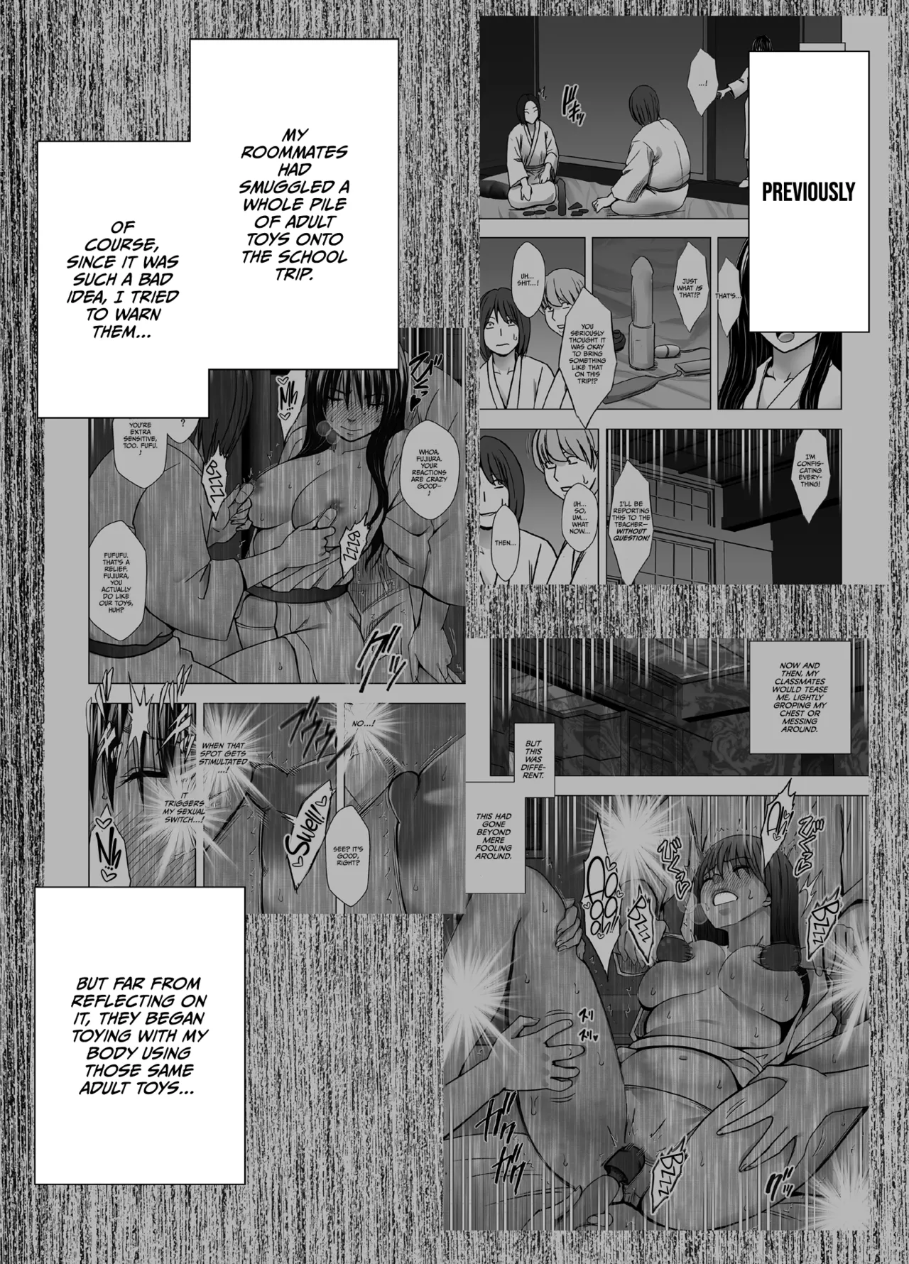 [Crimson] Kanzen Houi Chijoku Mamire no Shuugaku Ryoko Male Teacher Hen [English] [CulturedCommissions]
