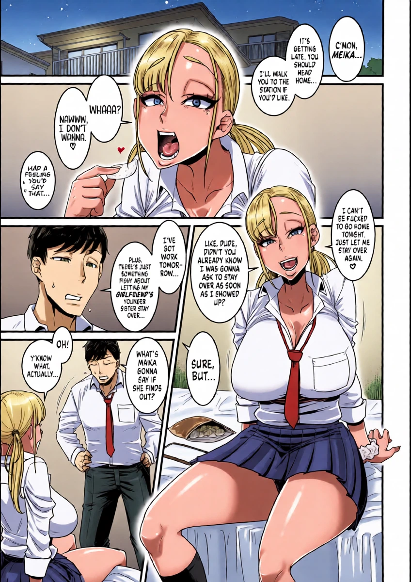 (C106) [Hachimidosan (Toge Toge)] SeFri Ijou Koibito Miman ~Kanojo no Imouto JK Hen~ | More than Fuckbuddies, Less than Lovers ~Girlfriend’s High Schooler Sister~ [English] [head empty] [Digital]
