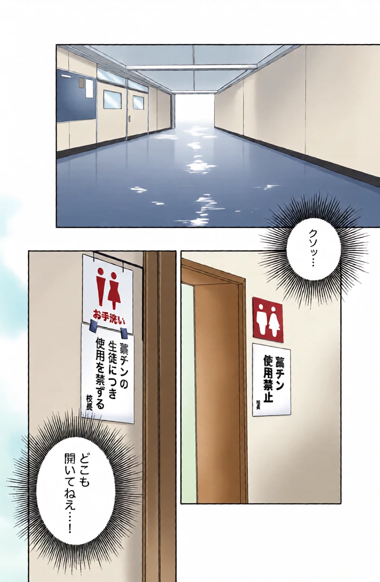 [蒼馬 (Azure Horse)] Straw Chin! 3 (Part 3: Toilet Edition) Final Episode [Digital]