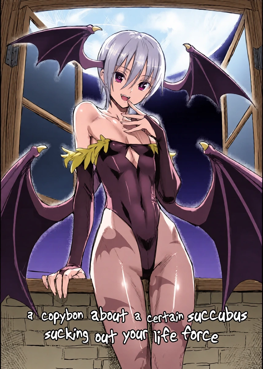 [ajisaidenden (Kawakami Rokkaku)] a copybon about a certain succubus sucking out your life force (Darkstalkers) [English] [Decensored] [Digital]