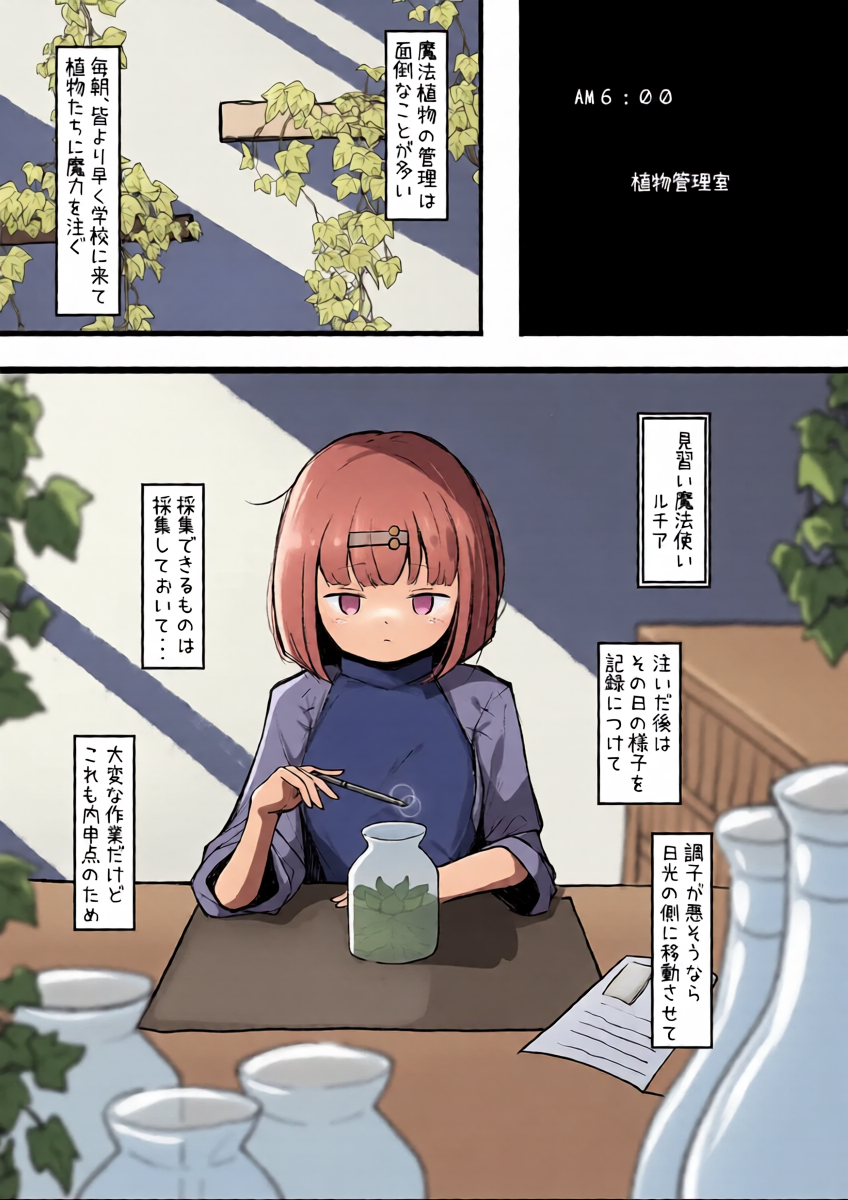 [Rampel] Minarai Mahoutsukai ni Shokubutsu no Kanri wa Muzukashii