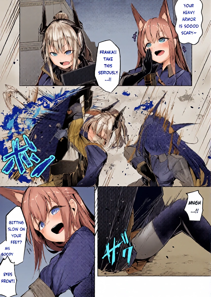 [白魚京 - Shirauokei] Franka & Liskarm | Welcome to dear SUNⁿY side (Arknights) [English] [RagsSgar_Translations]