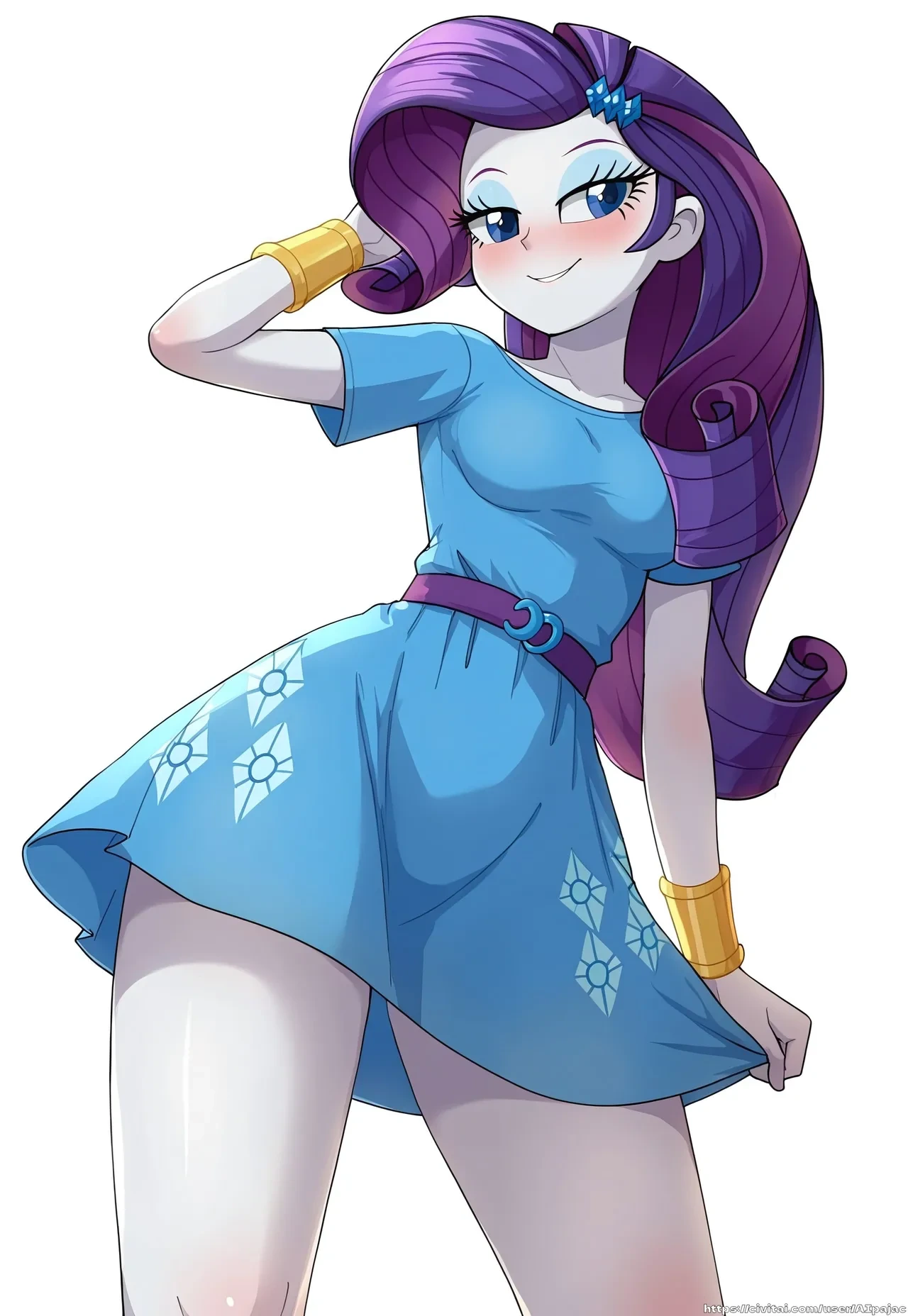 [AIpajac] Equestria Girls Nudes Magazine #15 - Rarity [AI Generated]