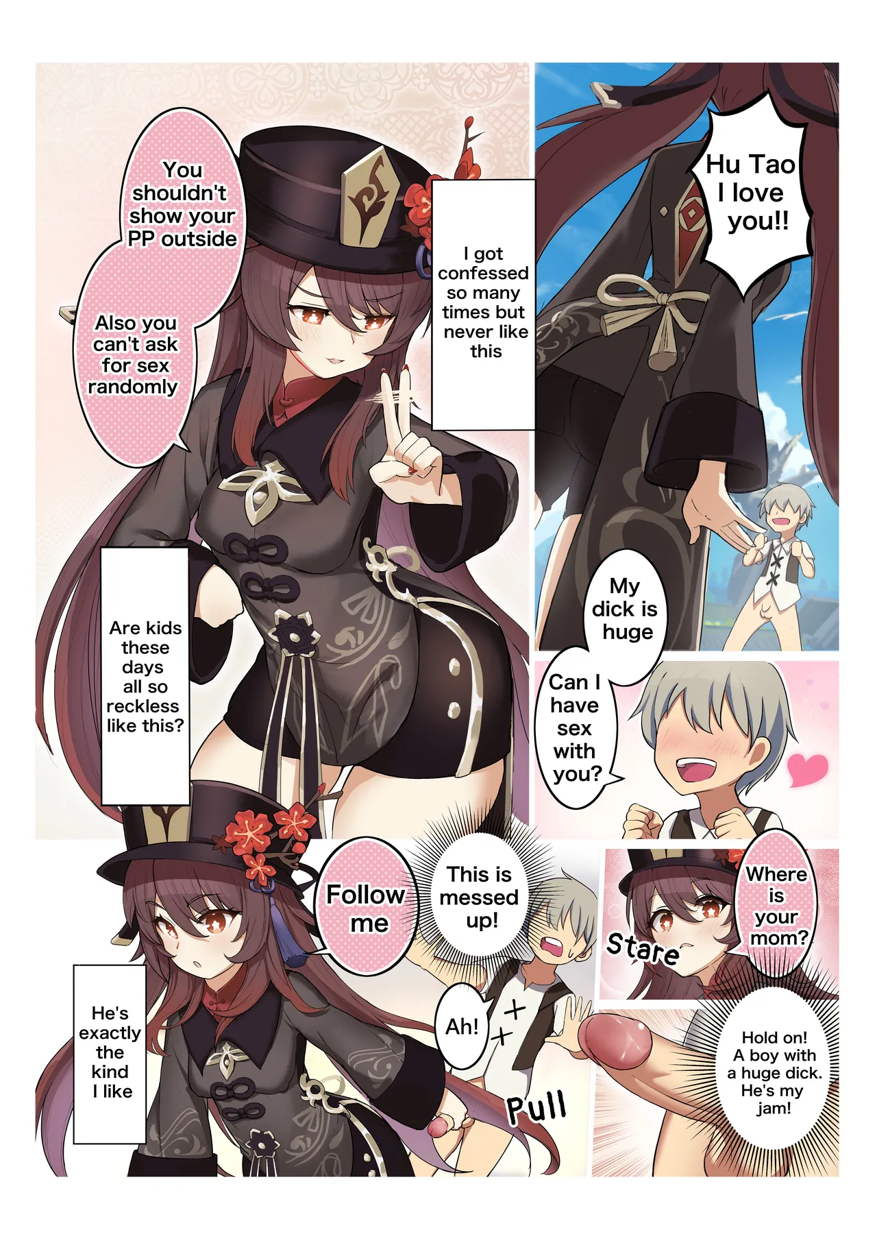 [Atelier30] Hu Tao 1-3 (Genshin Impact) [English] [Decensored]