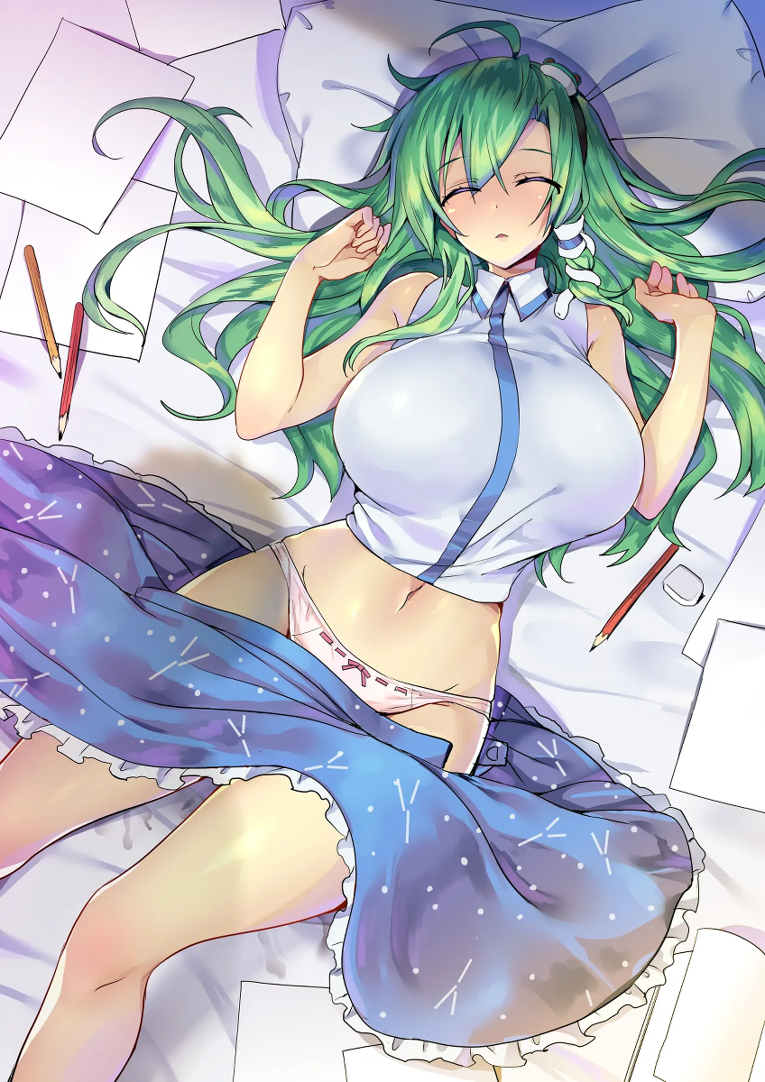[NERCO (Koikawa Minoru)] Sanae Onee-chan de Obenkyou Shiyou! (Touhou Project) [Digital]