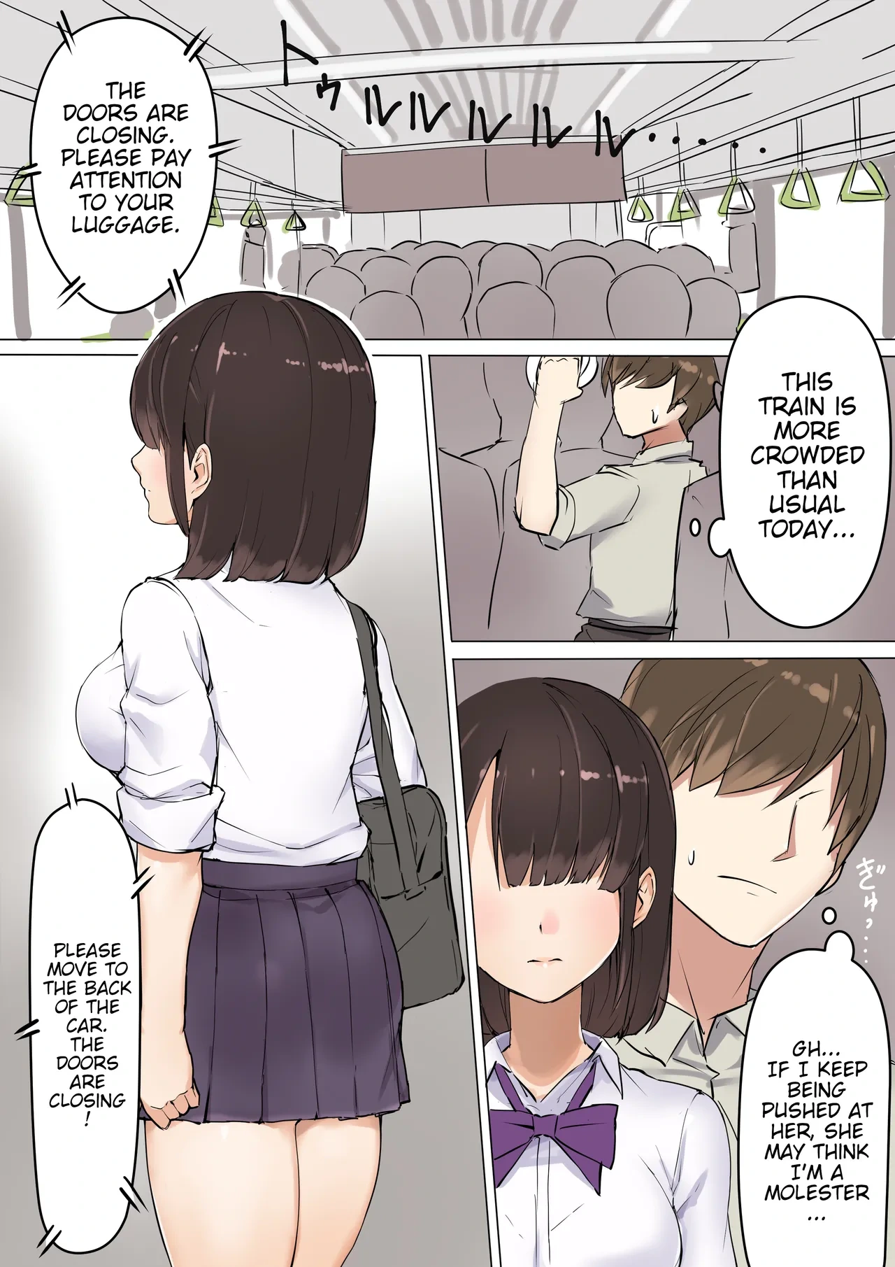 [Asuka Shinozaki] Inran Chijo JK ni Manin Densha de Gyaku Chikan Sareta Ato Hotel de Seigangu ni Sareta | After Being Reverse-Molested on a Crowded Train by a Lewd High School Girl, I Was Used Like a Sex Toy in a Love Hotel. [English] [Poranya]