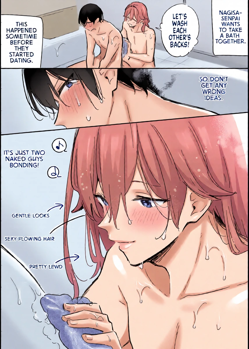 [Asazuki Norito] Ryou kun to Senpai - Issho ni Ofuro ni Hairitai Senpai | Ryo-kun and his Senpai - Senpai Wants to Take a Bath Together (Zenbu kimi no Sei) [English] [GTF]