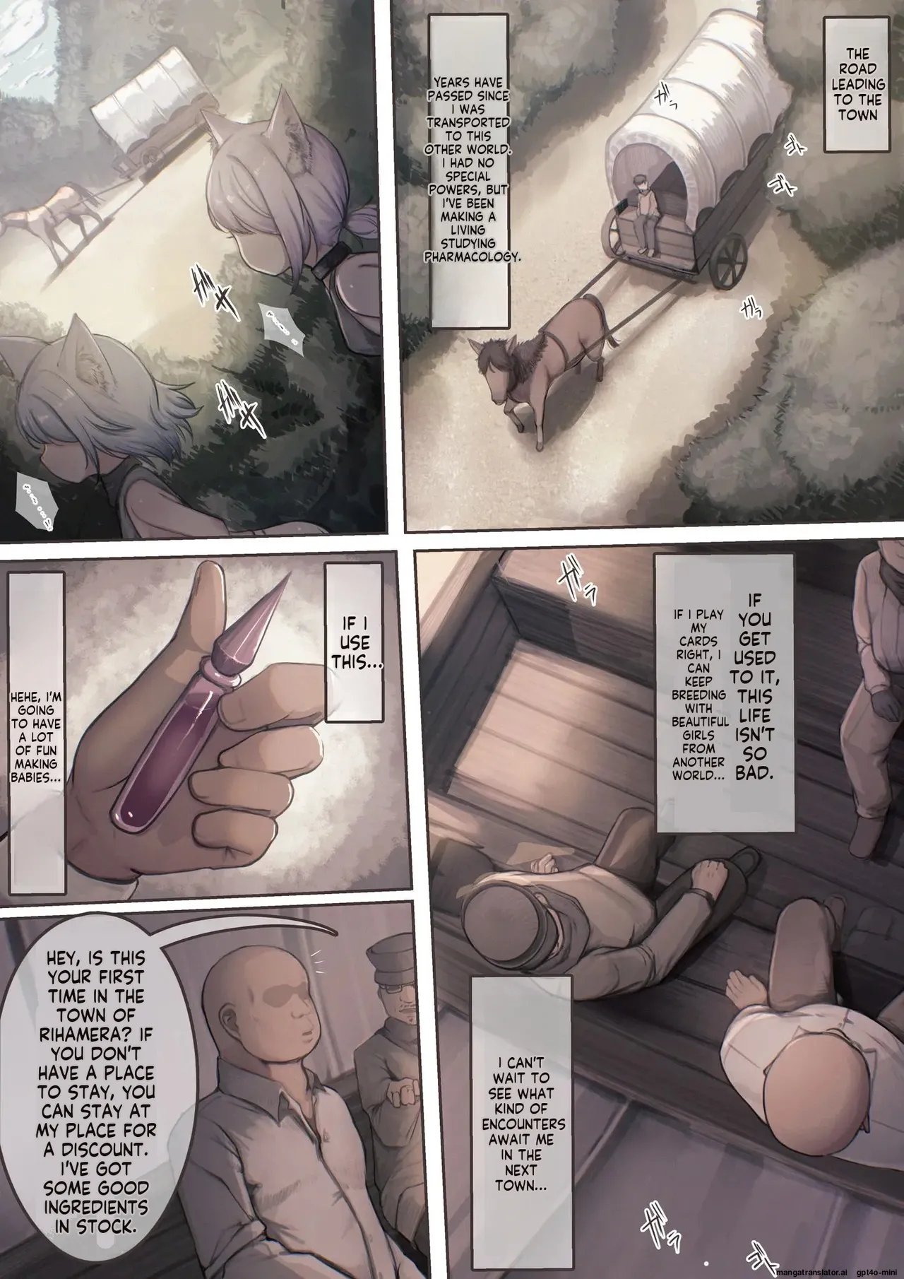 [Shouten Tenshi (Sukoyasu)] Tsukamaeta Onna Touzoku o Kusuri de Mesu Ochi sasete Haramasetara Meccha Natsukareta [English]
