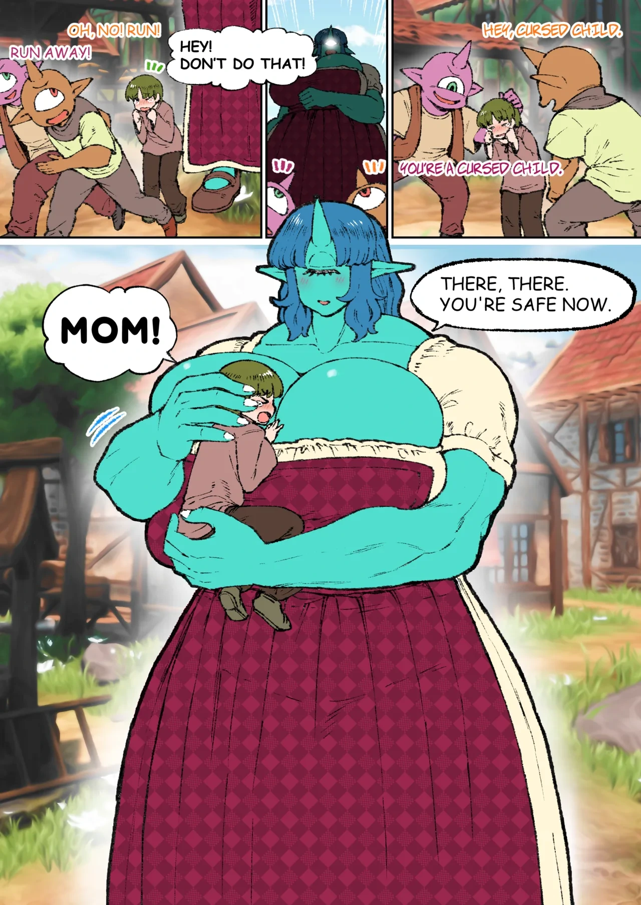 [Nembuta] Cyclops Mama to Shounen [Japanese, English]