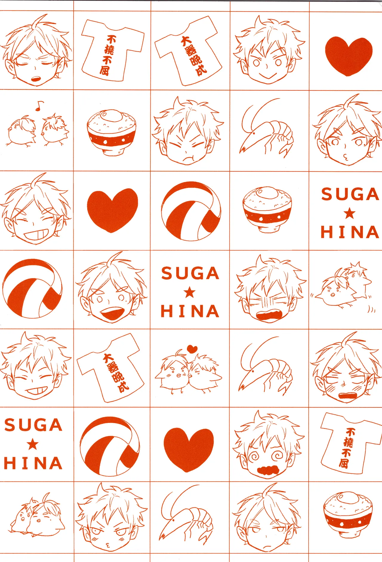 (C90) [catsnake (75)] Re:PLAY Sugahina Sairokuhon (Haikyuu!!)