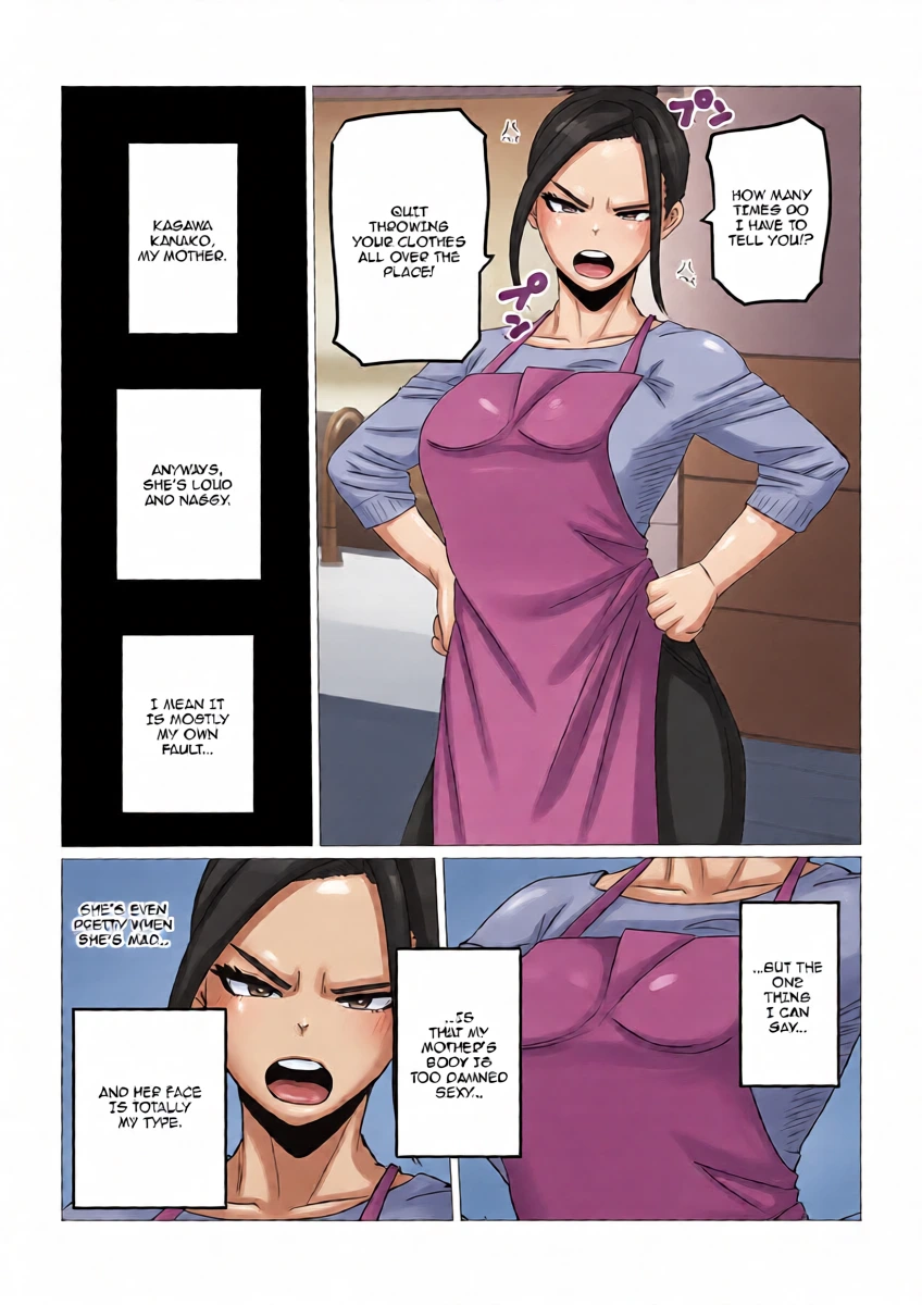 [Sa no Kusu] Gamigami Kaa-san o Hatsujou Sasete Mitara | What Happened After I Tried Getting My Nagging Mother Horny [English] {Doujins.com}