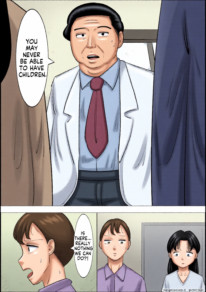 [Penchapen] A married couple who have an unattractive mature woman act as their surrogate. [English]