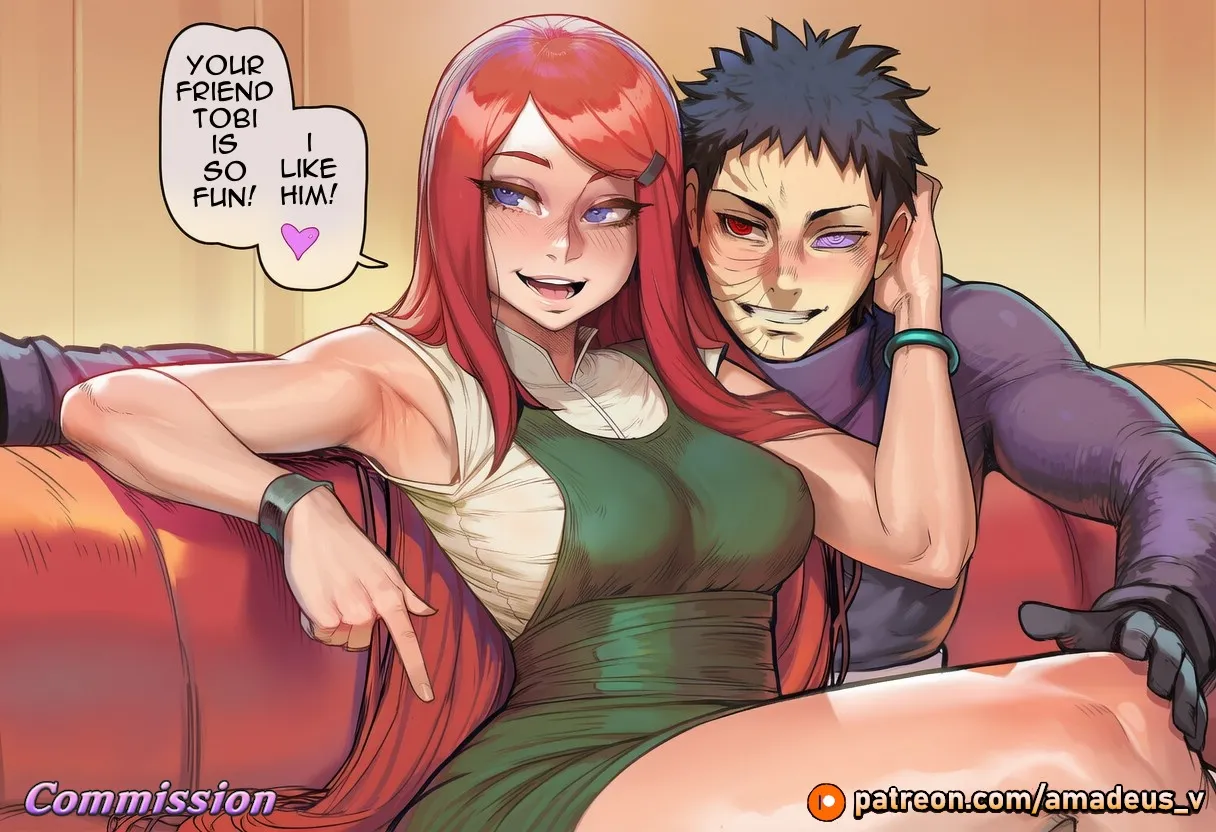 Kushina Uzumaki x Obito Uchiha [AI Generated]