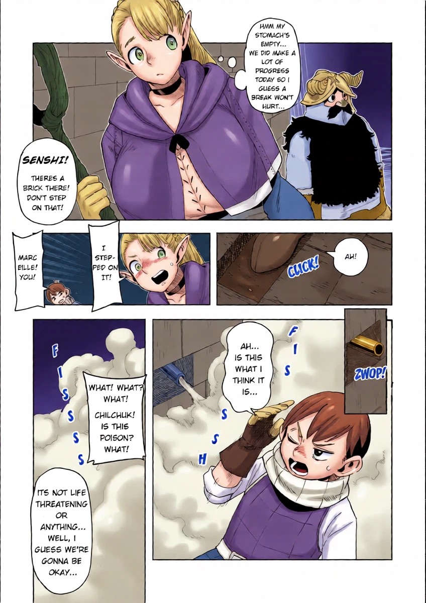 [Oekaki Kaki] Dungeon Meshi- How to Remove the "Horny" Gas Debuff! (Dungeon Meshi)