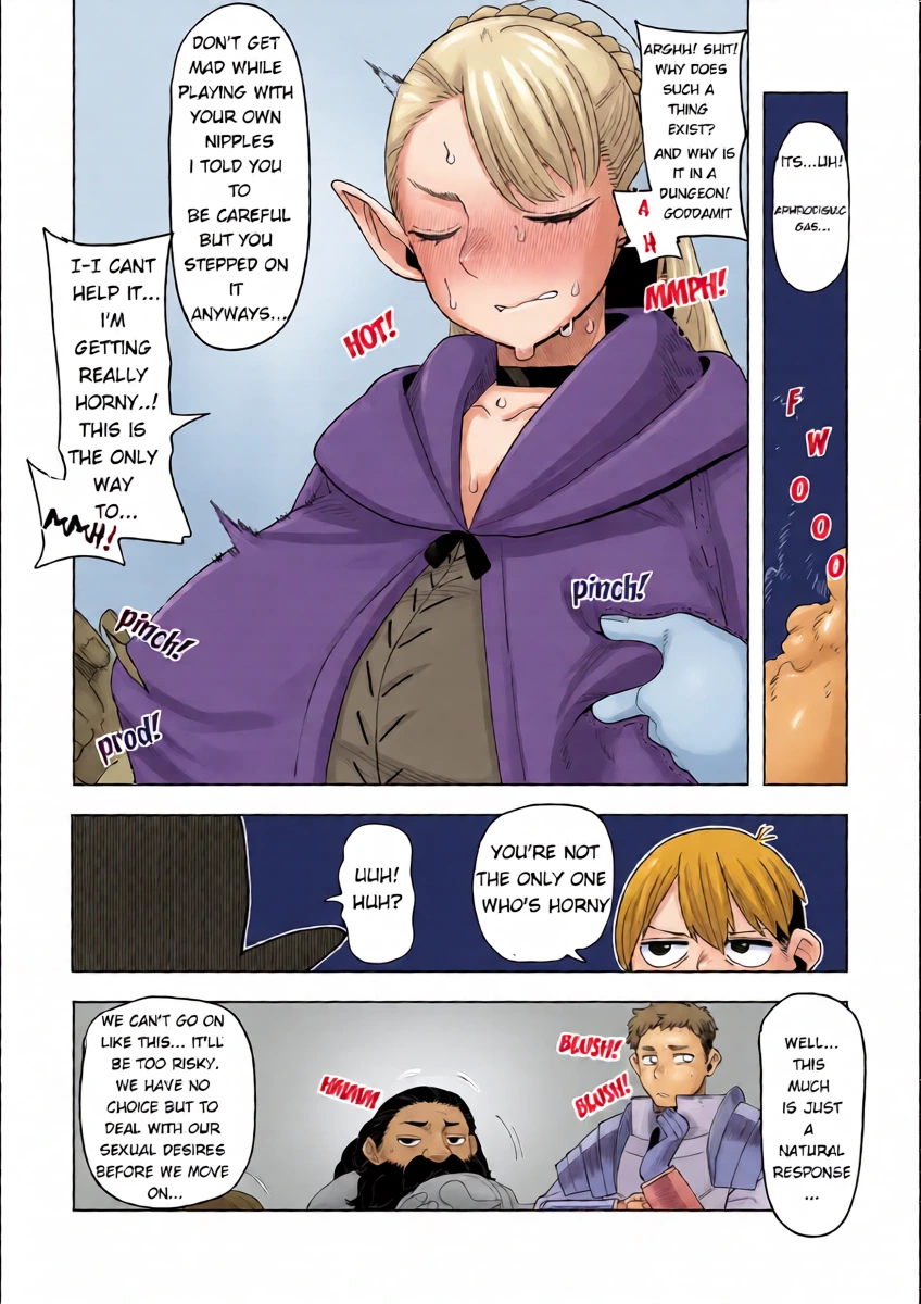 [Oekaki Kaki] Dungeon Meshi- How to Remove the "Horny" Gas Debuff! (Dungeon Meshi)