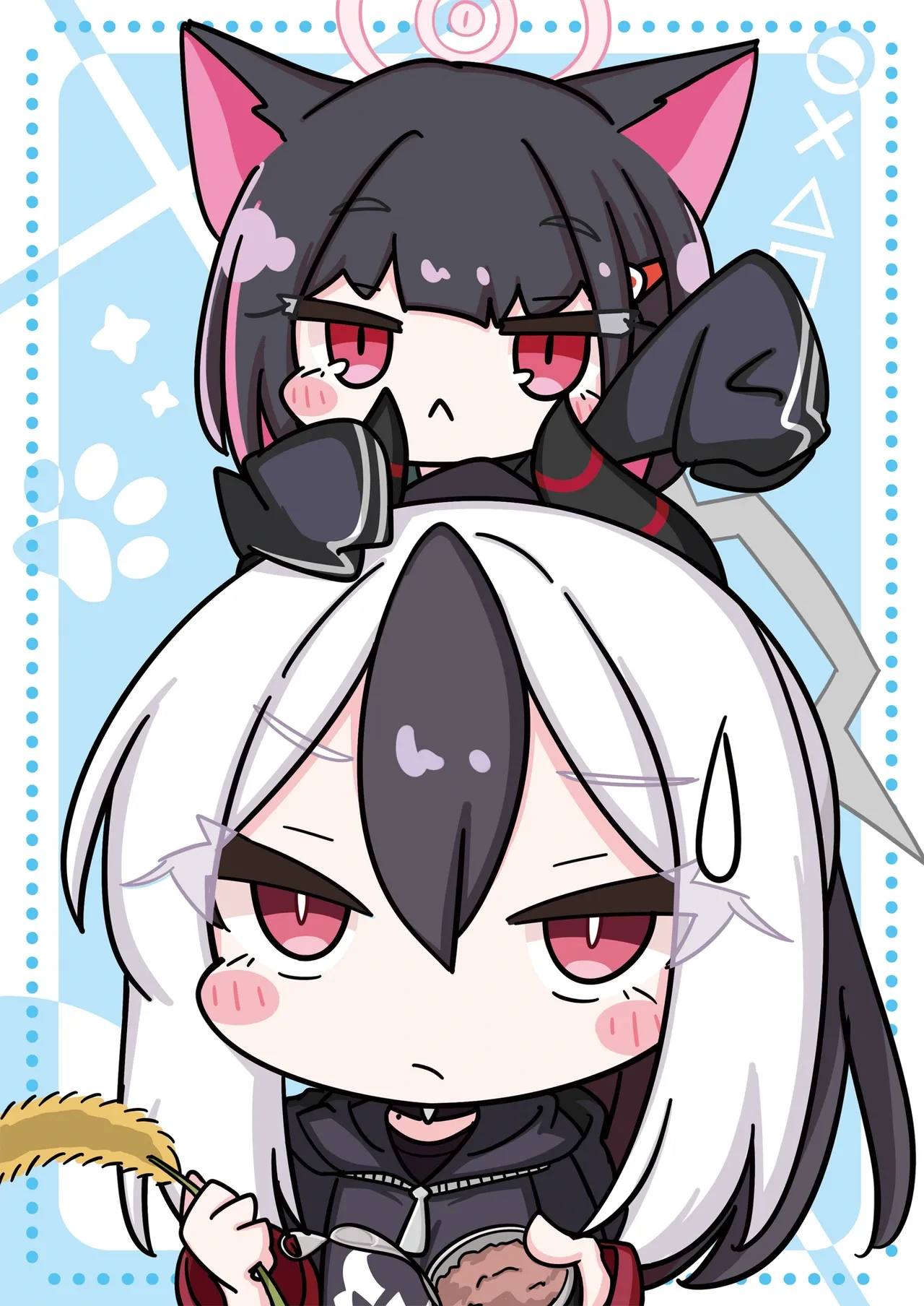 [Hiyokomame (komakoma,tsumugi)]Neko Kazusa no Hobo mo Benriya68 ni Omakase.(Blue Archive) [Digital]