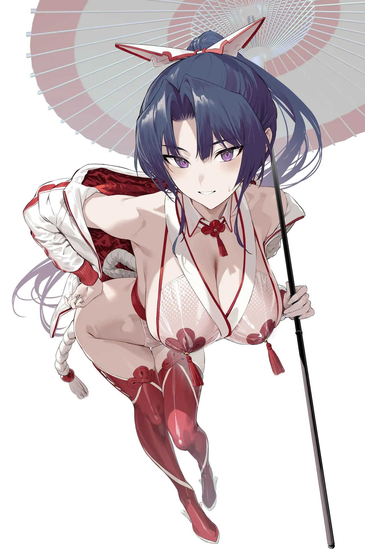 [Hiiragi Yuuichi] Kanzaki Ouka (Miko Race Queen ver.) [English]