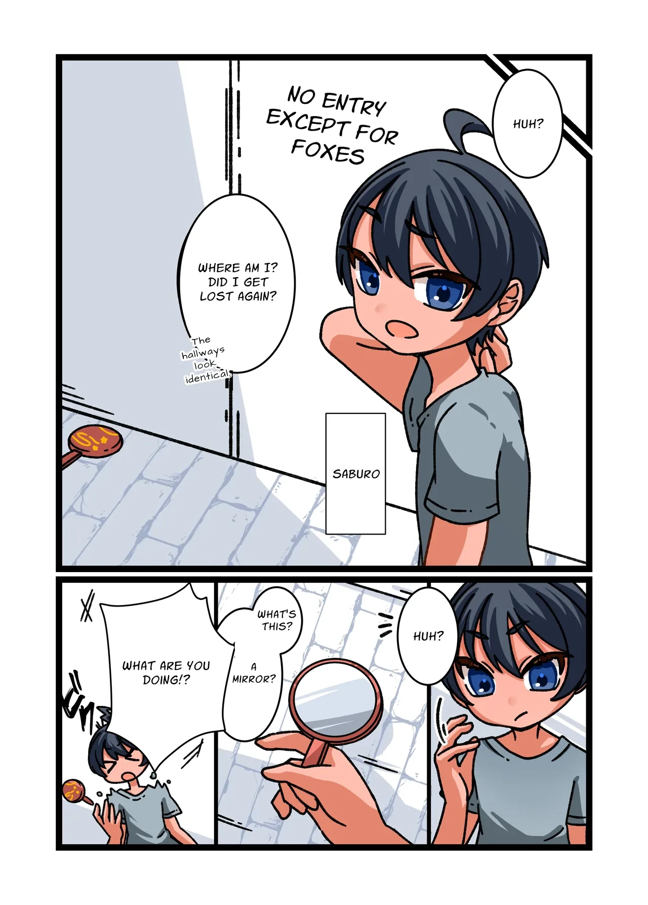 [Chirochirokonkon (Ukekki, Aki)] Estrus Inducing Hand Mirror ~Harem Sex with Busty Vixens~ [English] [sakurei]