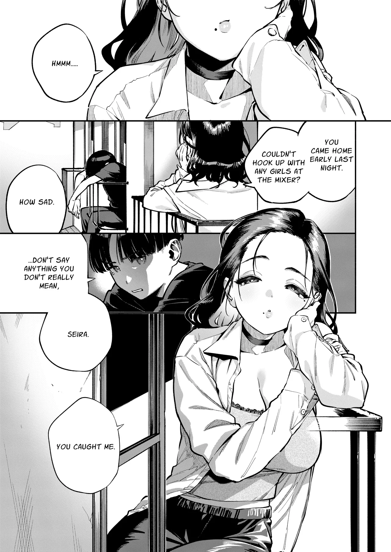 [Haraheridou (Herio)] Yojouhan no Femme Fatale - One-Room Femme Fatale | The Devilishness of a Small Room [English] [Guesswork] [Digital]