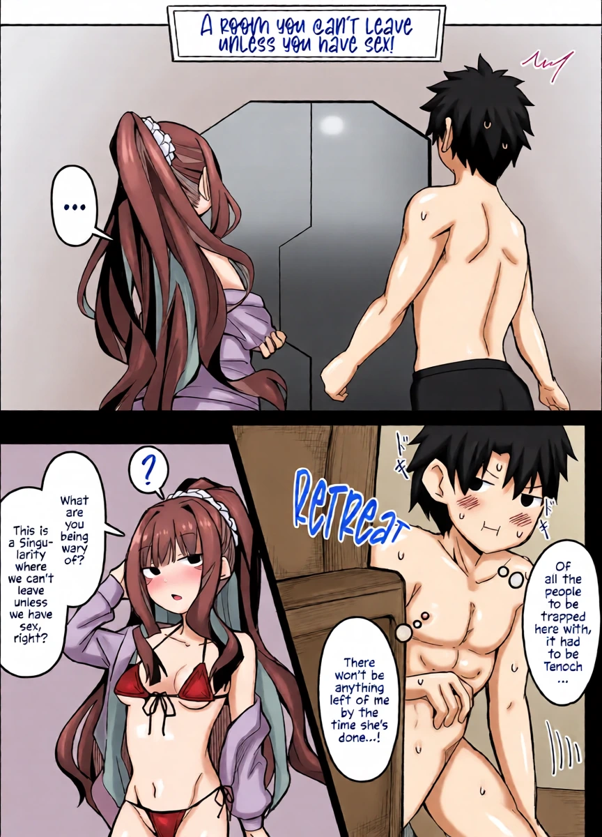 [Corundum] FGO Sex Shinai to Derarenai Heya Aru Aru (Fate/Grand Order) [English]