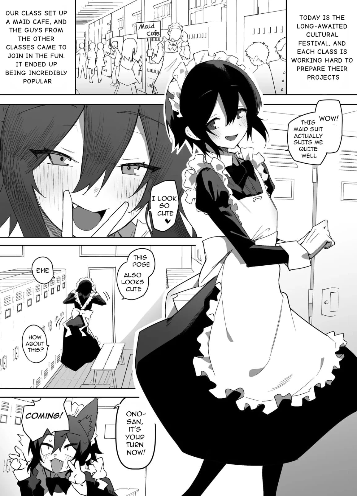 [Enarizushi] Nonke na Ore ga Doukyuusei ni Me o Tsukerare Mesu Ochi Suru Hanashi | A story about how a straight guy like me gets targeted by a classmate and turned into a woman [English]