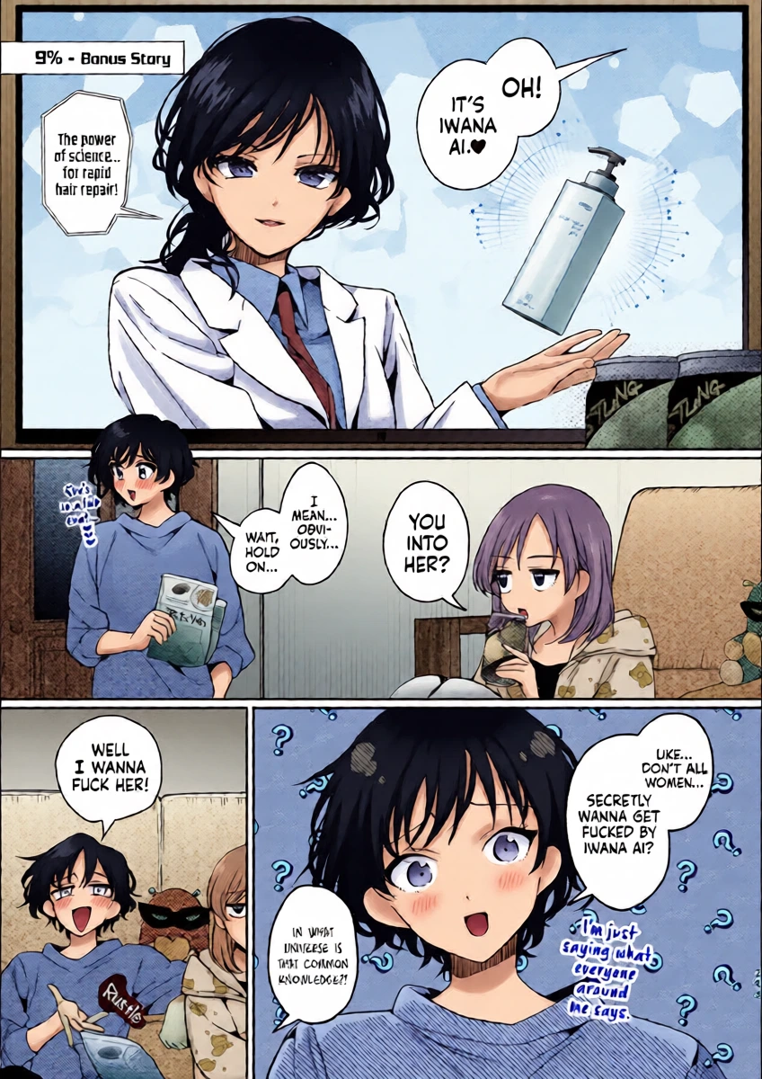 [Boushitsu Yesterday (Kawauchi)] 9% - Bonus Story (R18 Yuri Soushuuhen i no Arika - where love is) [English] [Castle TL] [Digital]