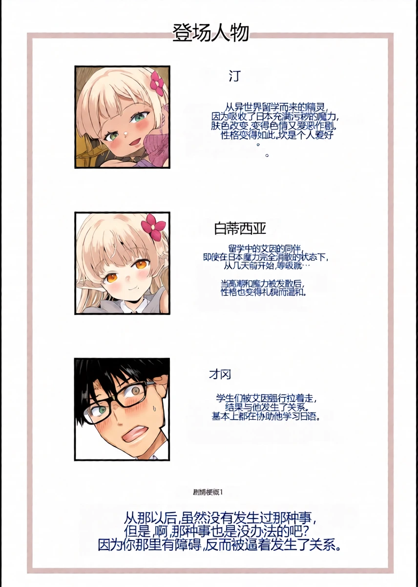 [Union Bust (Kazutaro)] Kanzen ni Gal Ochi Shita Ryuugakusei Elf no Shidouhou 2 [Chinese] [个人机翻] [Digital]